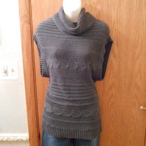 Women's "Axcess" by Liz Claiborne Charcoal Gray, sleeveless, sweater, size small
